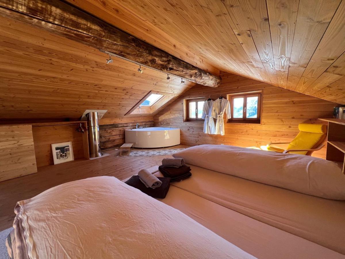 Chalet Biene - Swiss Alp Chalet With Sauna And Jacuzzi 乌尔里兴 外观 照片